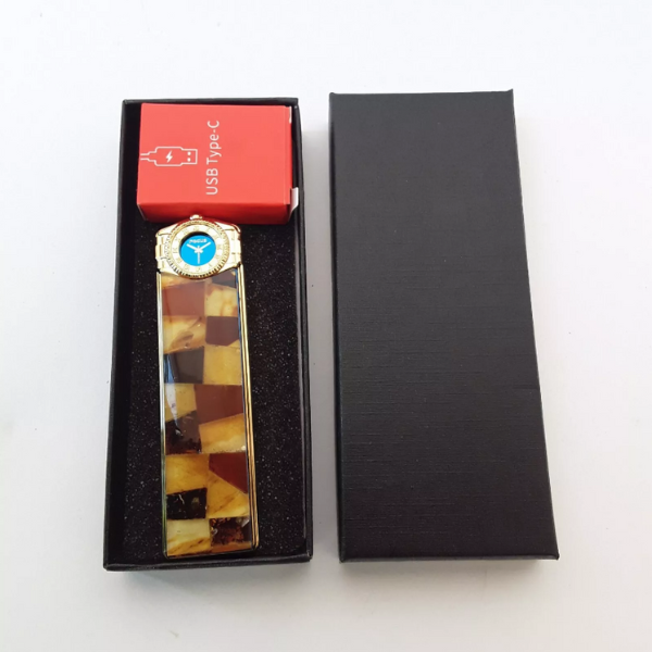 Electronic Lighter USB Charging Windproof Flameless Gasless Cigarette Lighter