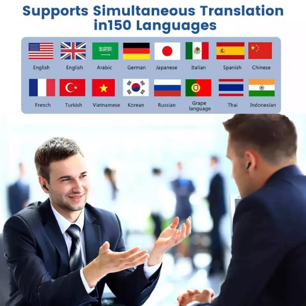 Auriculares Traductor De 144 Idiomas Traducción en Línea Lenguaje en Tiempo Real - Image 7