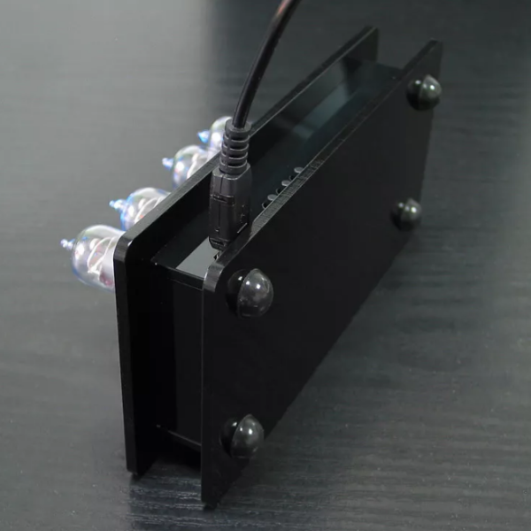 Nixie Tubes Clock with 4 pieces IN-14 tubes with RGB backlight Alarm and Chimes - Image 3