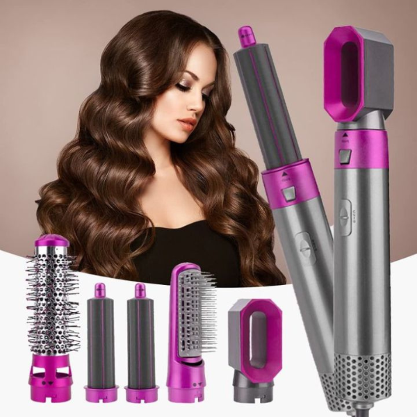 New Hair Dryer Multi Hair Styler 5 In 1 Curling Iron Hair