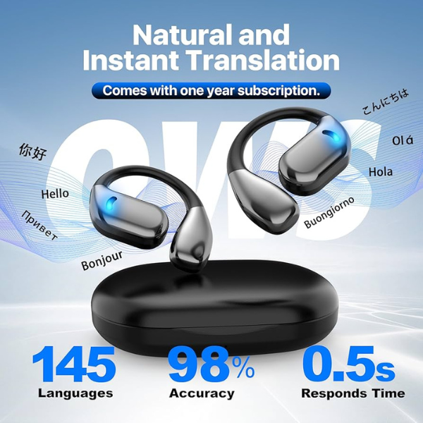 Auriculares Traductor De 144 Idiomas Traducción en Línea Lenguaje en Tiempo Real - Image 6