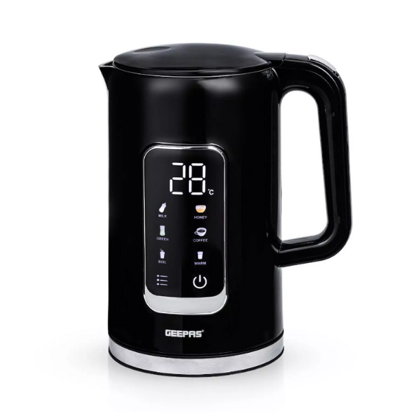 GEEPAS Digital Electric Kettle Cordless Jug Kettle Keep Warm 2200W 1.7L Black - Image 5