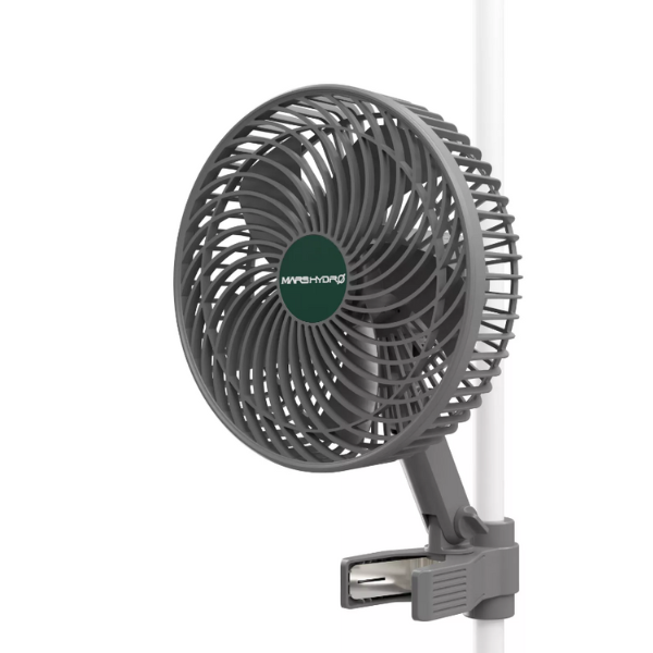 MARS HYDRO Upgraded 6"Oscillating Smart Clip on Fan w/EC Motor, Adjustable Tilt - Image 2