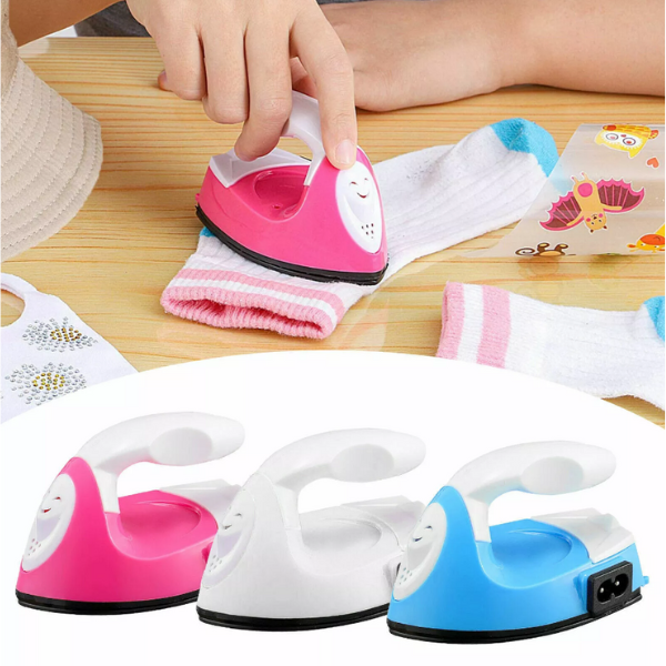Mini Electric Iron Small Portable Travel Craft Clothes Sewing Accessories